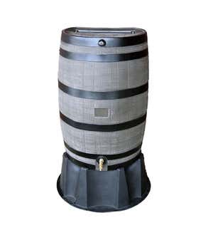 50-Gallon Rain Barrel with Flat Back