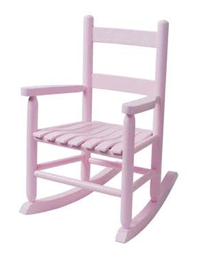 Child's Oak Ladderback Rocker - Optional Personalization