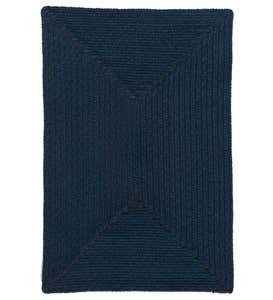 Bear Creek Rectangular Braided Wool Blend Rug, 8' x 11'