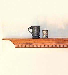 48”Plate Shelf - Antique Black