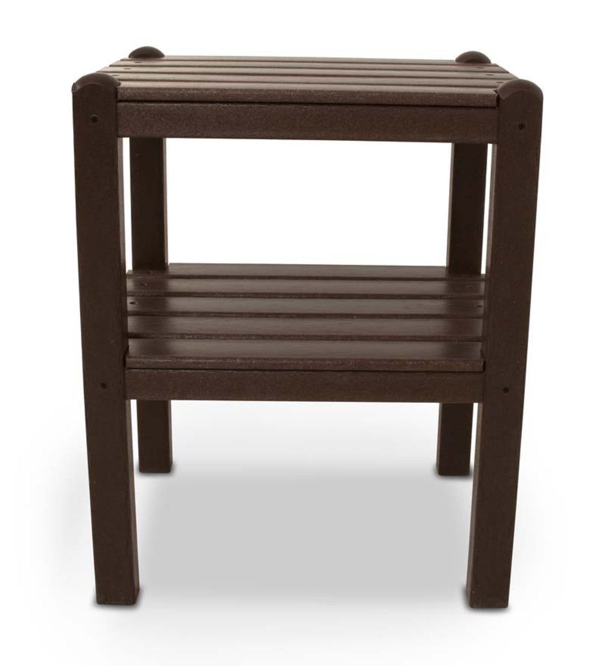Low-Maintenance American-Made POLYWOOD® 2-Tier Jefferson Accent Table