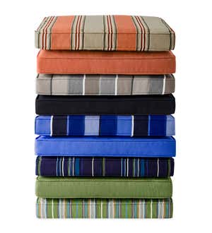 Deluxe Sunbrella Square Cushion with ties 19½" x 19½" x 3"