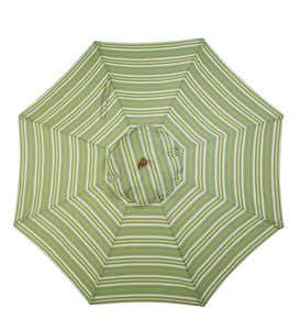 11' Deluxe Sunbrella™ Market Umbrella - Lime Stripe