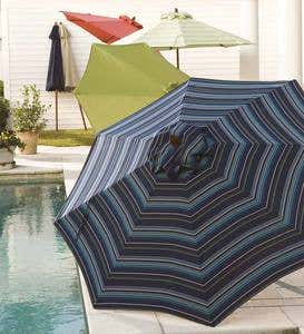 9' Auto-Tilt Sunbrella® Umbrella with Crank Arm - Navy