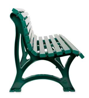 Large 3-Seater Weatherproof PVC Garden Bench