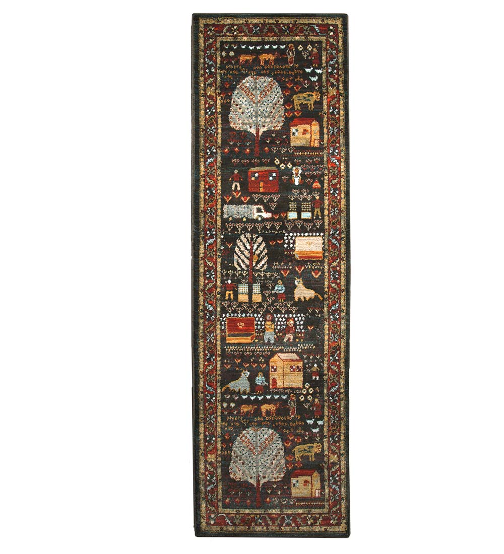 2'3"x 7'9"Polypropylene Shaker Village Rug