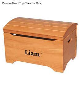 Personalized Toy Chest - Natural