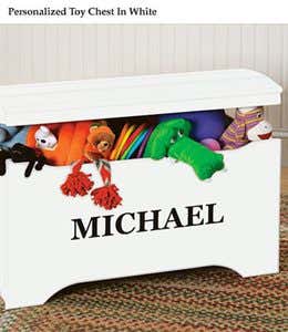 Personalized Toy Chest - Natural