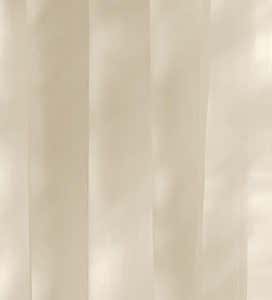 Outdoor UV-Resistant Sheer Grommet-Top Panel, 84"L x 54"W - Khaki Leaf