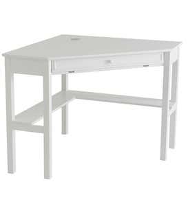 Corner Computer Desk - White