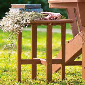 POLYWOOD™ Low-Maintenance Outdoor Adirondack Chair & Ottoman Set