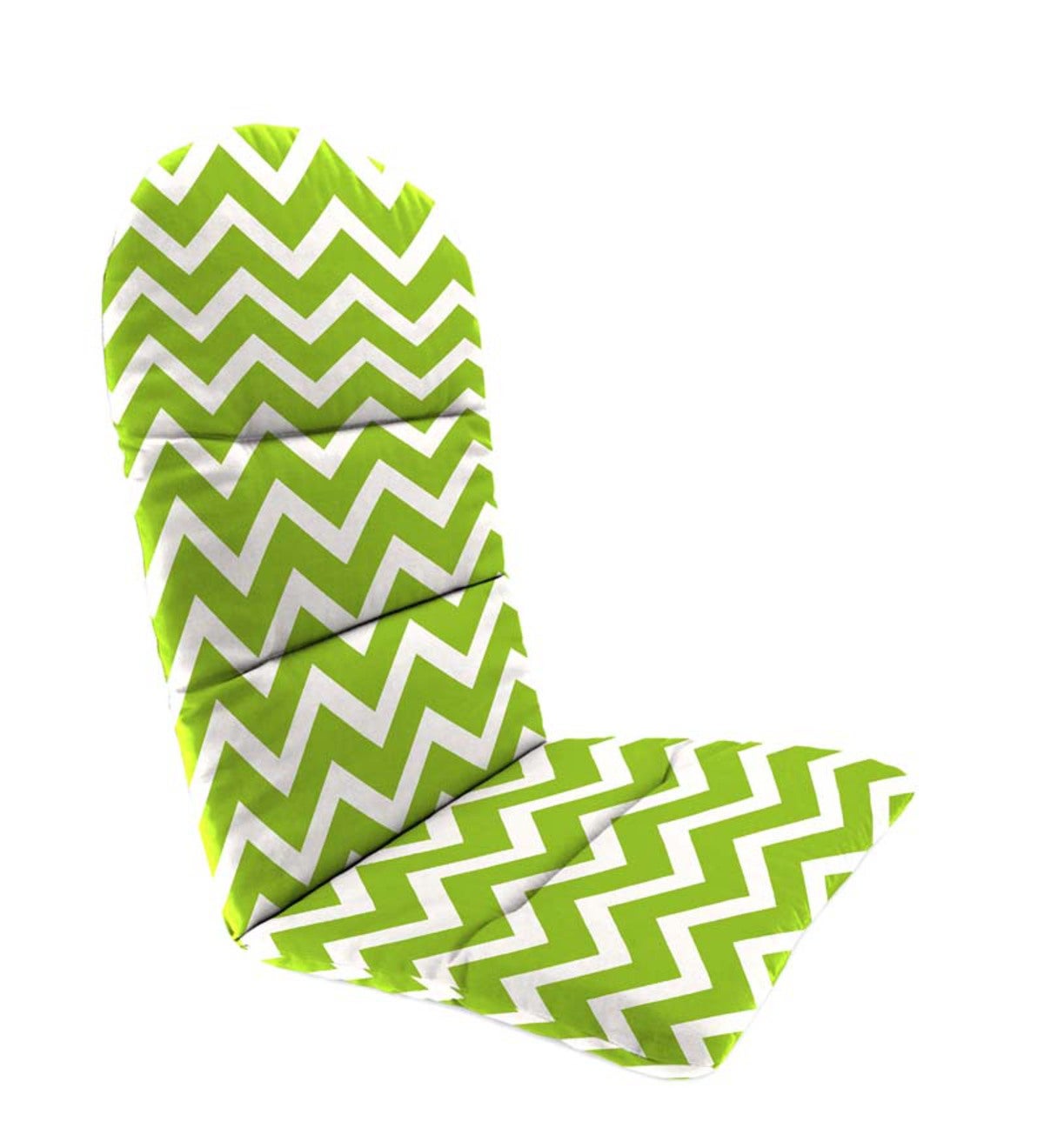 Sale! Polyester Classic Adirondack Cushion, 52”x 20½”x 2½”with hinge 18½”from bottom - Leaf Chevron