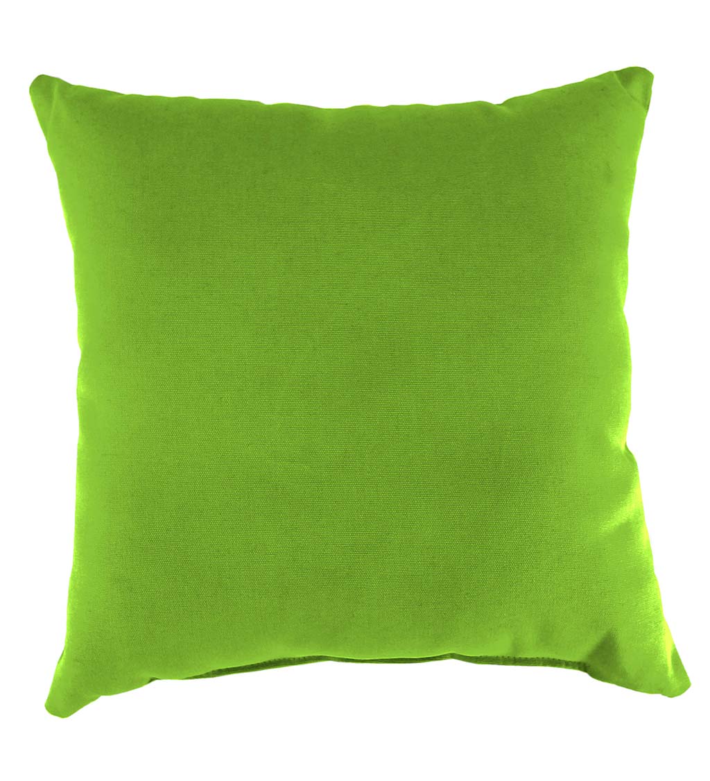 Special! Polyester Classic Throw Pillow, 15"sq. x 7" - Greenery