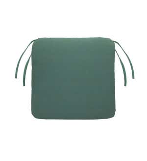 Polyester Classic Chair Cushion With Ties, 19½" x 19" x 3"