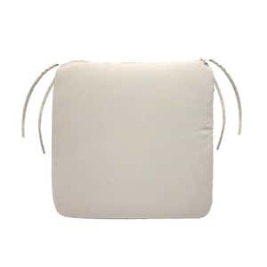 Polyester Classic Chair Cushion With Ties, 19½" x 19" x 3"