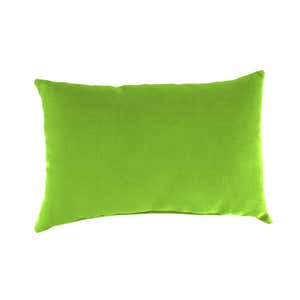 Special! Polyester Classic Lumbar Pillow, 19"x 12"x 5½" - Black Floral