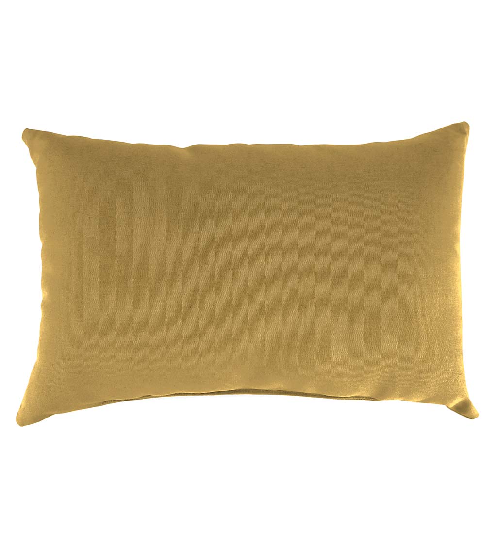 Special! Polyester Classic Lumbar Pillow, 19"x 12"x 5½" - Khaki