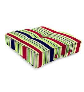 Sale! Polyester Classic Tufted Floor Cushion With Handle, 20"sq. x 4"