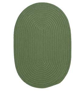 3' x 5' Oval Braided Rug - SAGE