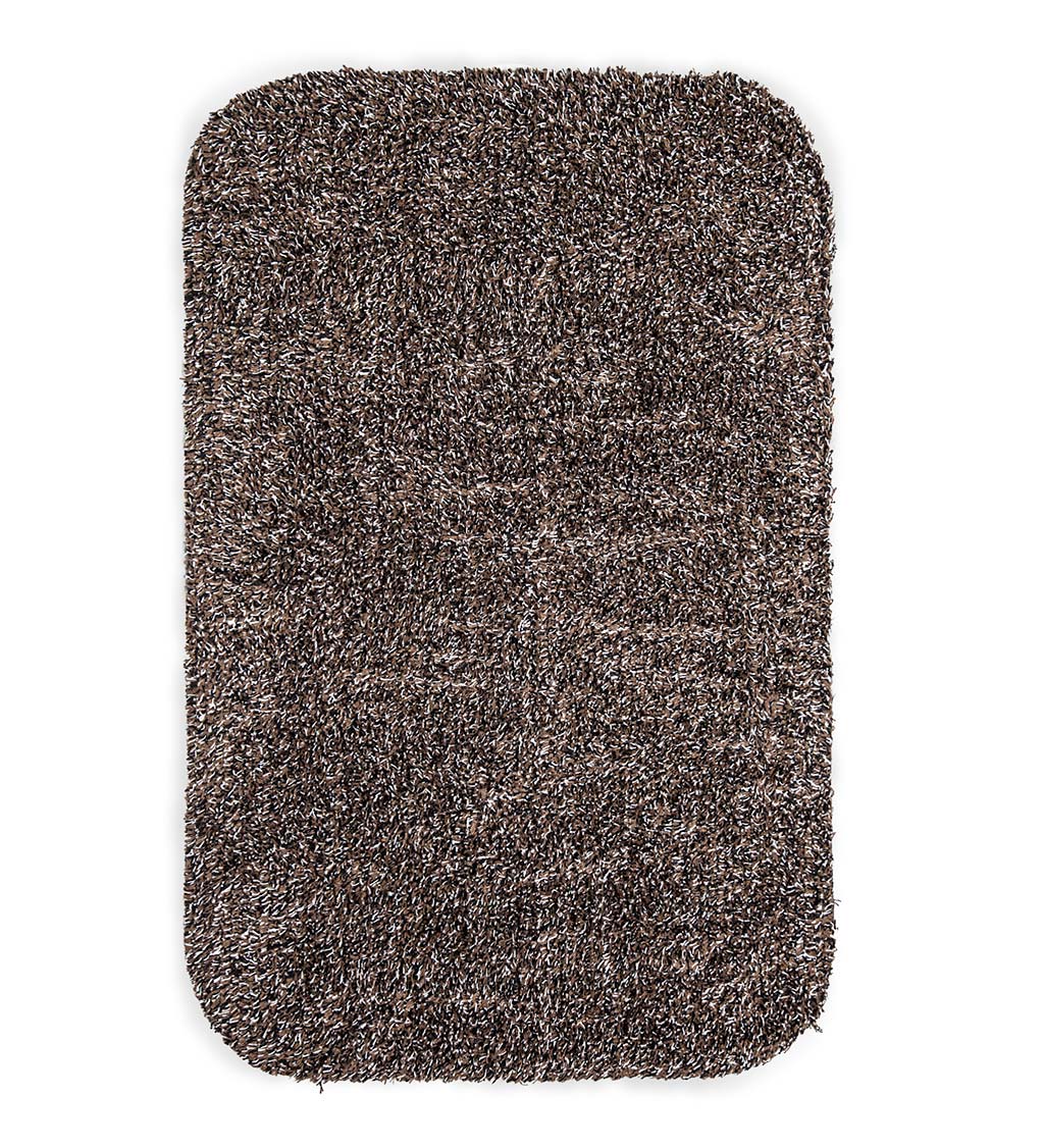 Large Microfiber Mud Rug With Non-Skid Backing, 29" x 39"