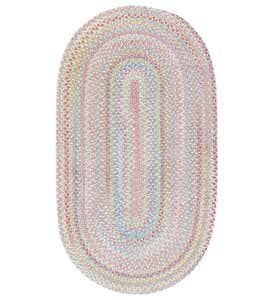 2'x'3 Cutting Garden Oval Braided Rug - Grass