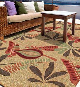 2' x 6' Tybee Indoor/Outdoor Rug - Coffee