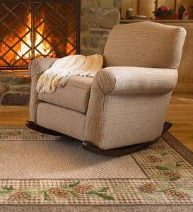 USA-Made Bedford Upholstered Cottage Rocker