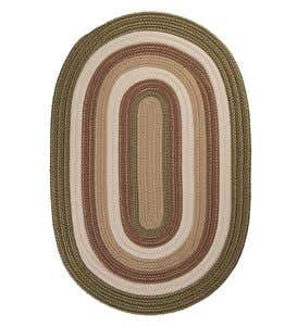 8' x 10' Braided Indoor/Outdoor Rug - Terracotta