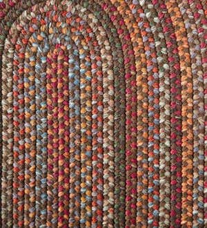 Blue Ridge Wool Braided Oval Rugs, Made In USA