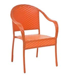 Stackable Outdoor Wicker Chair