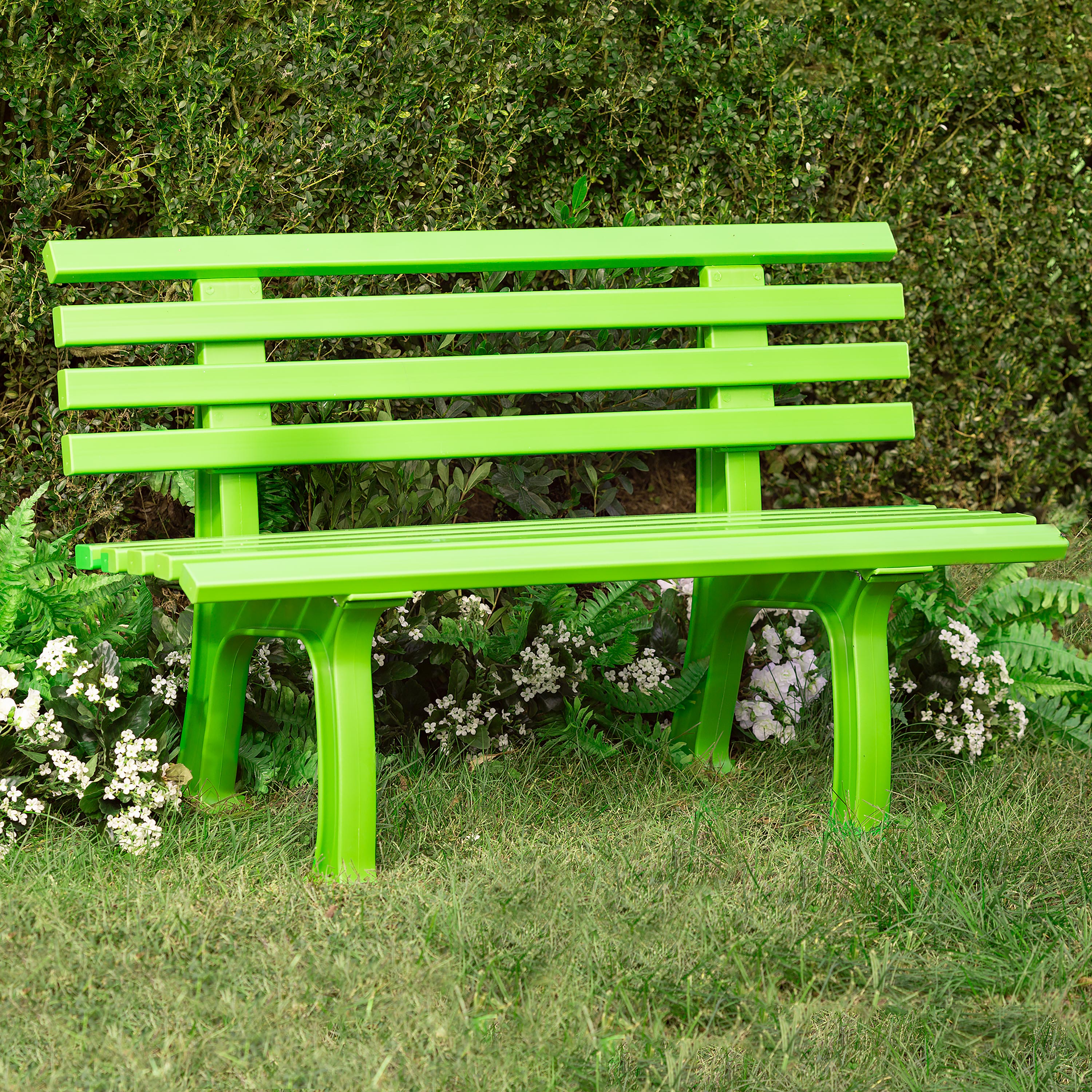 Small 2-Seater Weatherproof PVC Garden Bench