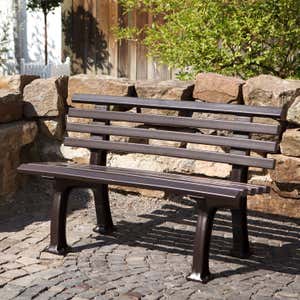 Small 2-Seater Weatherproof PVC Garden Bench