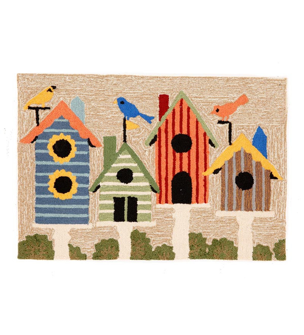 Birdhouses Indoor/Outdoor Rug