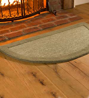 Madrid Banded Rectangular Hearth Rug, 2' x 4'