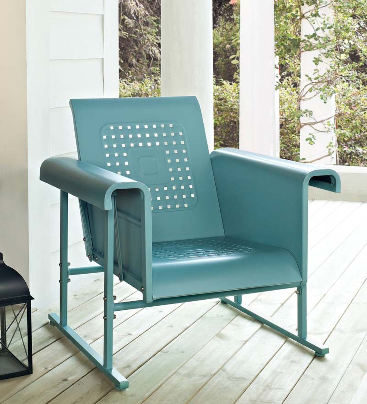 Veranda Single Chair Metal Glider