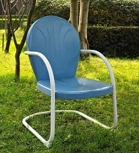 Griffith Retro Metal Lawn Chair
