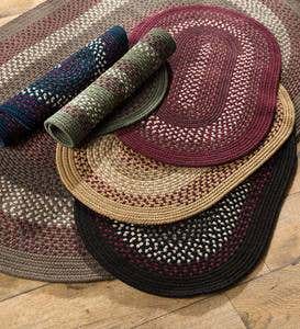 Country Classic Braided Polypropylene Rug, 8' dia. Round