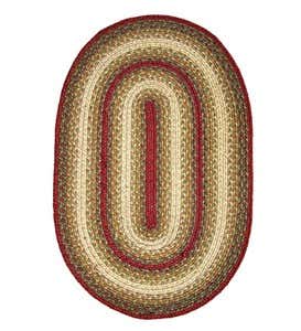 Somerset Jute Oval Braided Rug, 5' x 8' - Vancouver