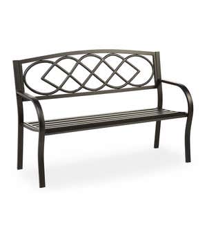 Celtic Knot Garden Bench