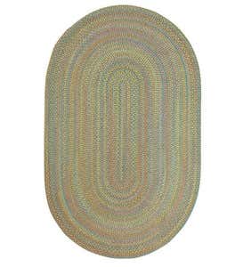 Floral Garden Oval Braided Rug, 2' x 3'