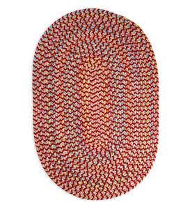 Floral Garden Oval Braided Rug, 2' x 3'