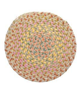 Floral Garden Oval Braided Rug, 7' x 9'