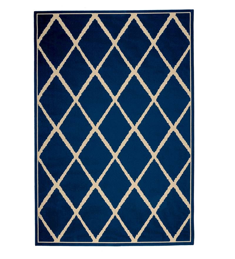 Lattice Surry Rug, 3'7"x 5'6"