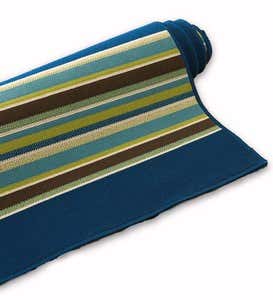 Camp Stripe Surry Rug, 5'3”x 7'6” - Blue