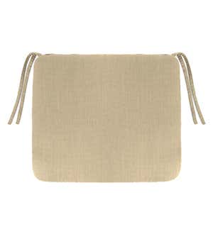 Sunbrella Classic Chair Cushion with Ties, 18½" x 16½" x 3"