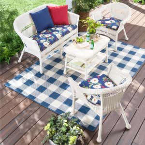 Buffalo Plaid Indoor and Outdoor Polypropylene Rug