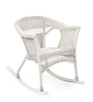 Easy Care Resin Wicker Rocker