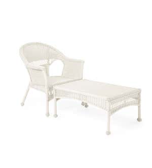 Easy Care Resin Wicker Chaise