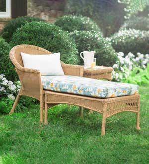 Easy Care Resin Wicker Chaise