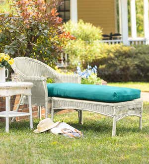 Easy Care Resin Wicker Chaise